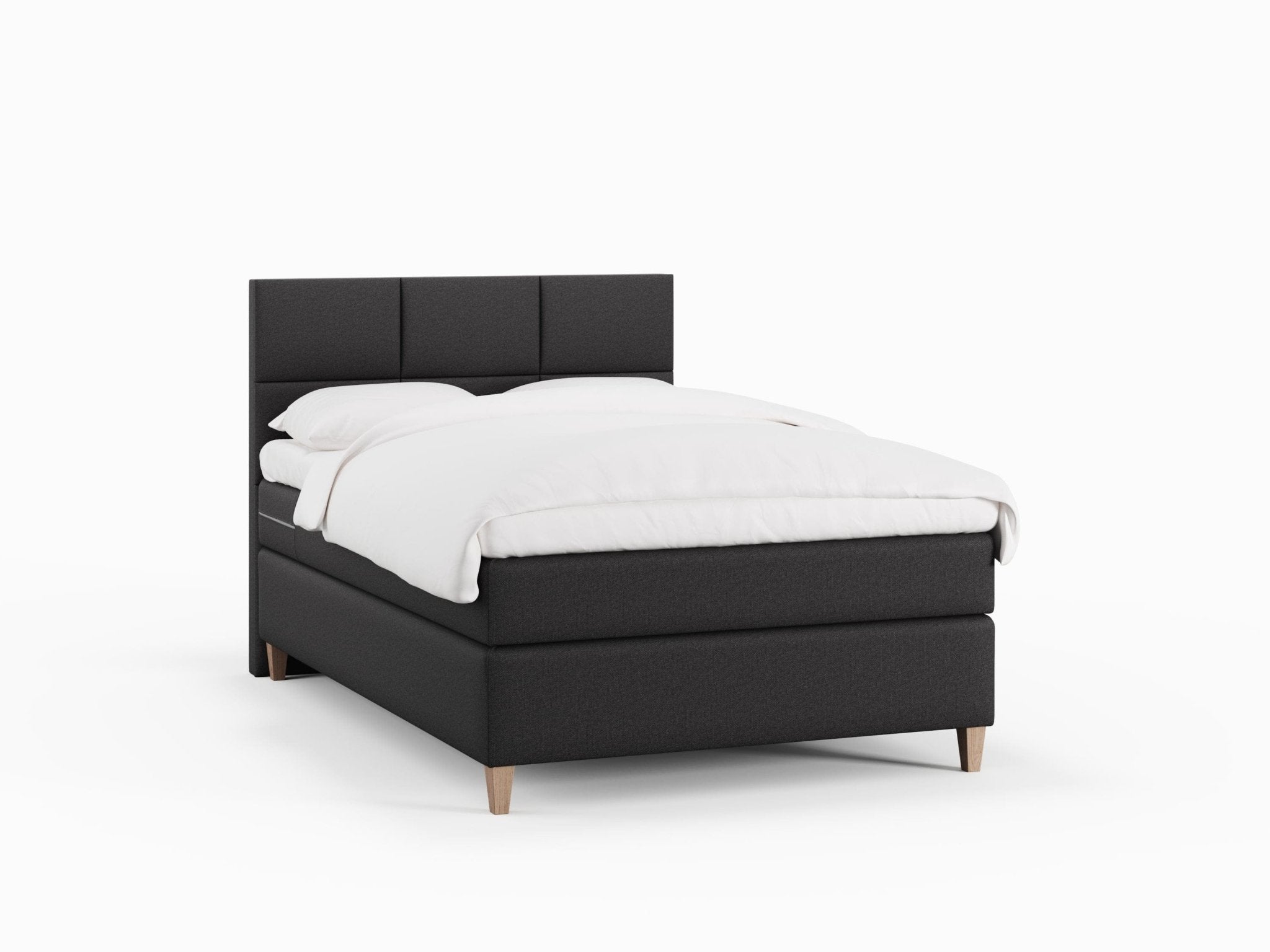 Snefrid Älv 140x200 Antrasitt Nordic Dream tilbyr senger med skandinavisk design og materialer av høy kvalitet. Opplev perfekt komfort for en god natts søvn. Bestill din i dag!