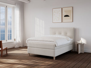 Snefrid Nordlys 140x200 Bouclé cream Nordic Dream tilbyr senger med skandinavisk design og materialer av høy kvalitet. Opplev perfekt komfort for en god natts søvn. Bestill din i dag!