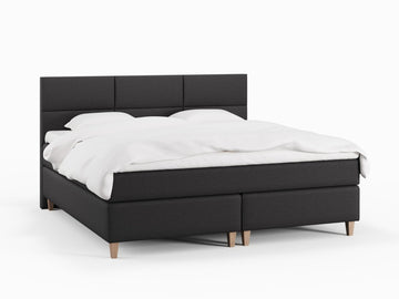 Snefrid Nordlys 220x220 Antrasitt Nordic Dream tilbyr senger med skandinavisk design og materialer av høy kvalitet. Opplev perfekt komfort for en god natts søvn. Bestill din i dag!