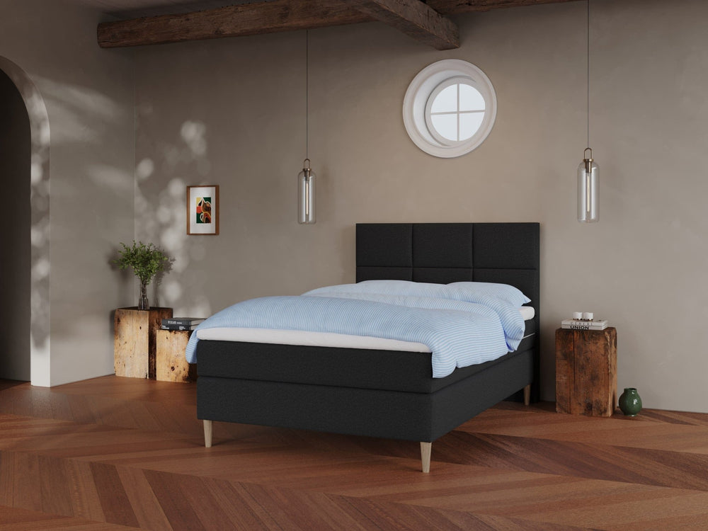 Svanhild Fjäll 120x200 Antrasitt Nordic Dream tilbyr senger med skandinavisk design og materialer av høy kvalitet. Opplev perfekt komfort for en god natts søvn. Bestill din i dag!