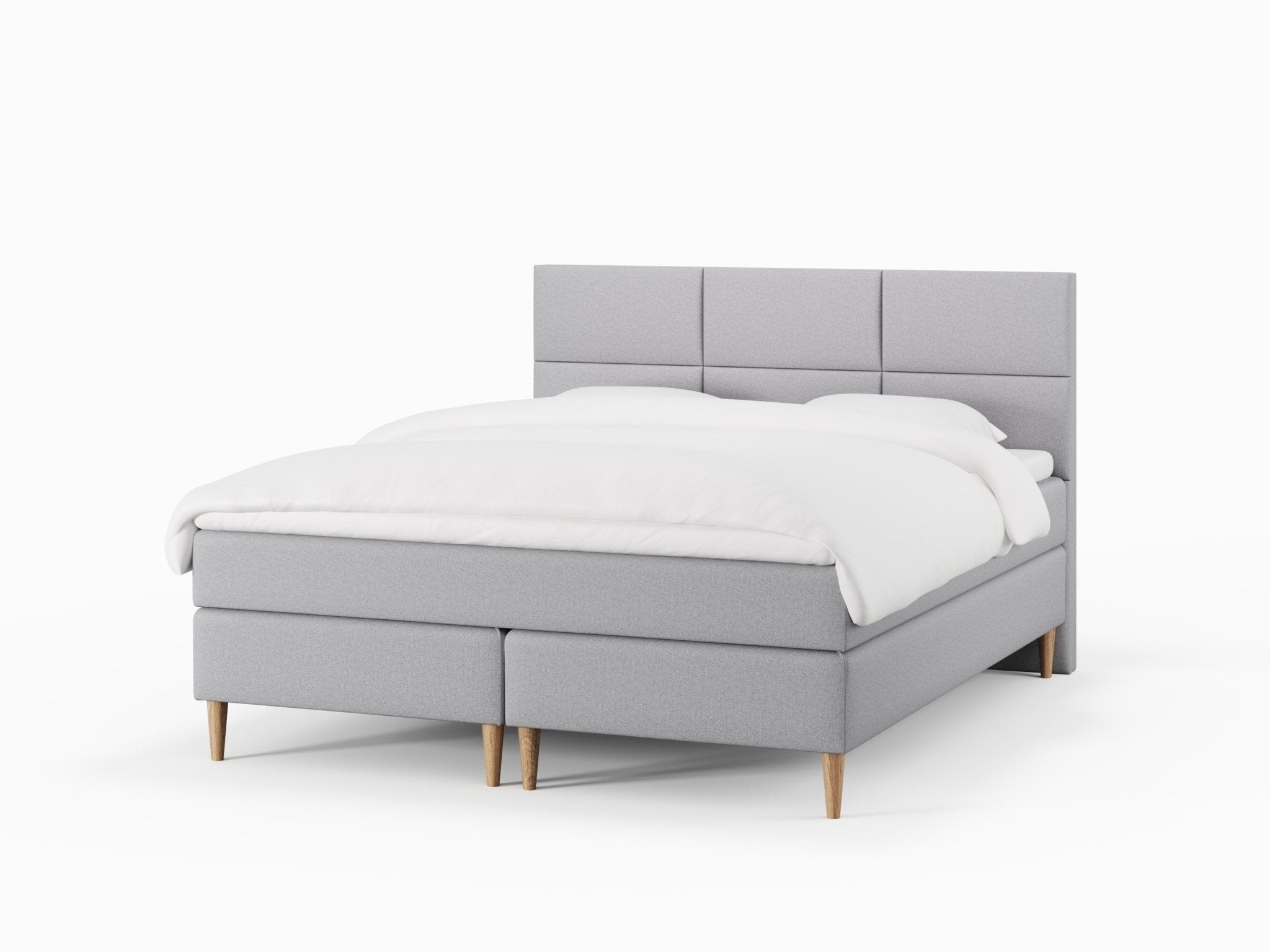 Svanhild Fjäll 180x210 Lysegrå Nordic Dream tilbyr senger med skandinavisk design og materialer av høy kvalitet. Opplev perfekt komfort for en god natts søvn. Bestill din i dag!