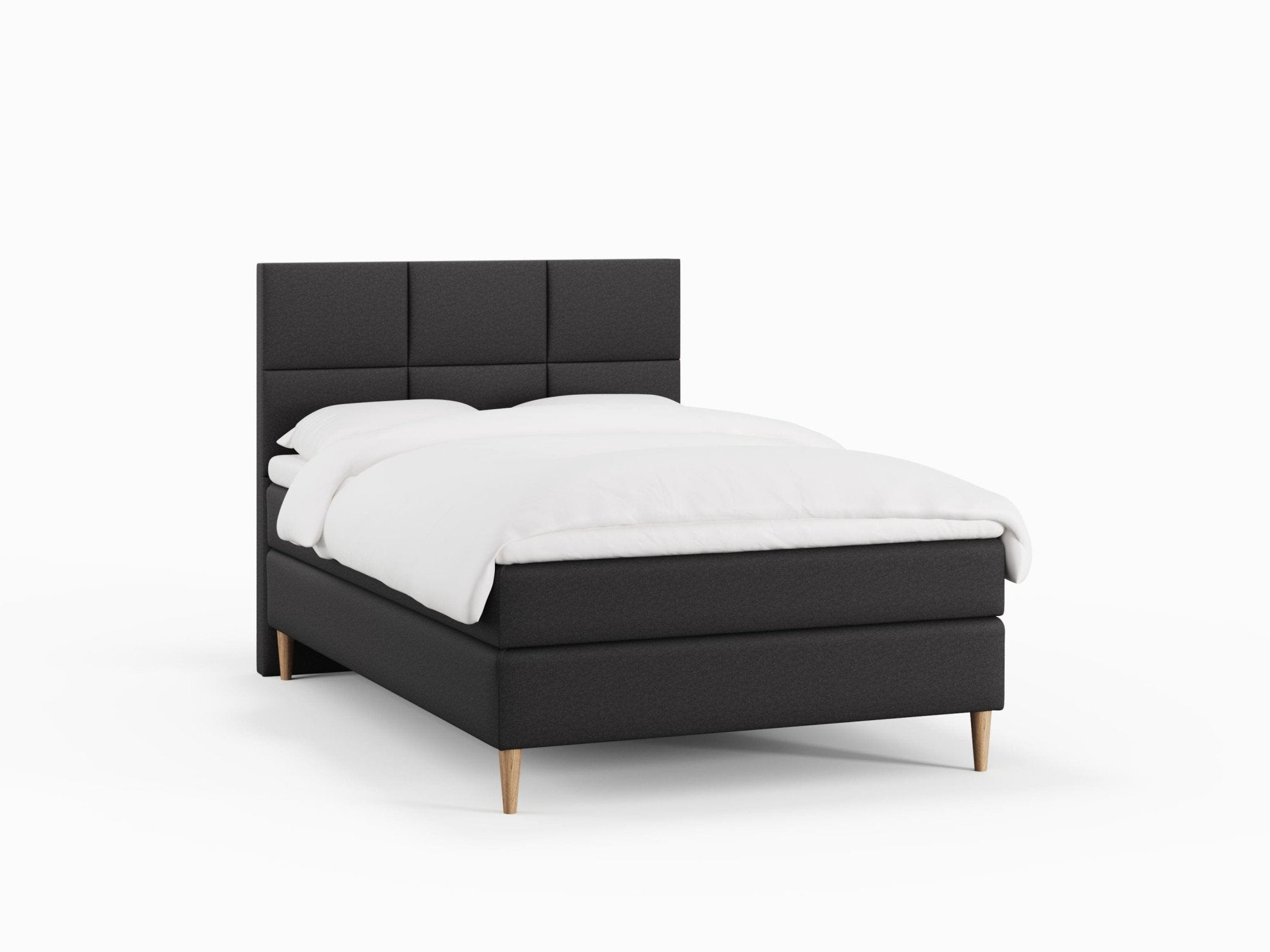 Svanhild Fjord 140x200 Antrasitt Nordic Dream tilbyr senger med skandinavisk design og materialer av høy kvalitet. Opplev perfekt komfort for en god natts søvn. Bestill din i dag!
