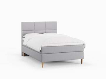 Svanhild Fjord 140x200 Lysegrå Nordic Dream tilbyr senger med skandinavisk design og materialer av høy kvalitet. Opplev perfekt komfort for en god natts søvn. Bestill din i dag!