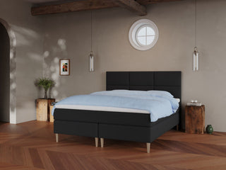 Svanhild Fjord 180x200 Antrasitt Nordic Dream tilbyr senger med skandinavisk design og materialer av høy kvalitet. Opplev perfekt komfort for en god natts søvn. Bestill din i dag!