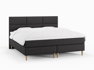 Svanhild Fjord 210x210 Antrasitt Nordic Dream tilbyr senger med skandinavisk design og materialer av høy kvalitet. Opplev perfekt komfort for en god natts søvn. Bestill din i dag!